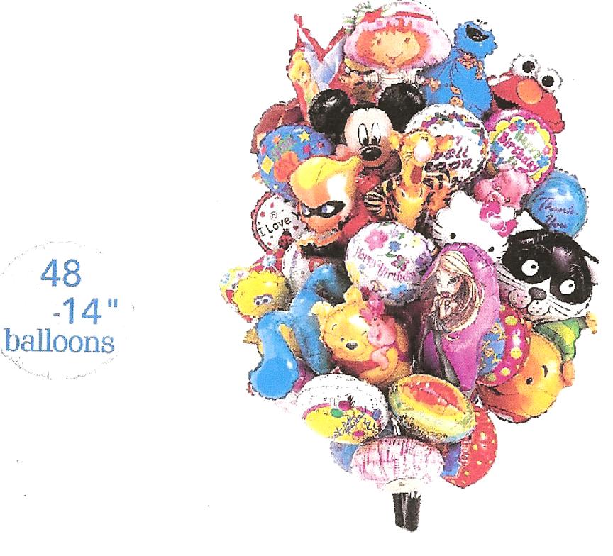 14 inch character balloons